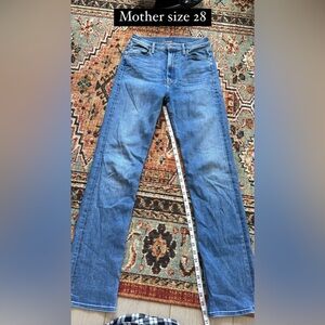 Mother high waisted rider skimp size 28